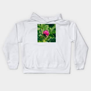 Beautiful rose bud Kids Hoodie